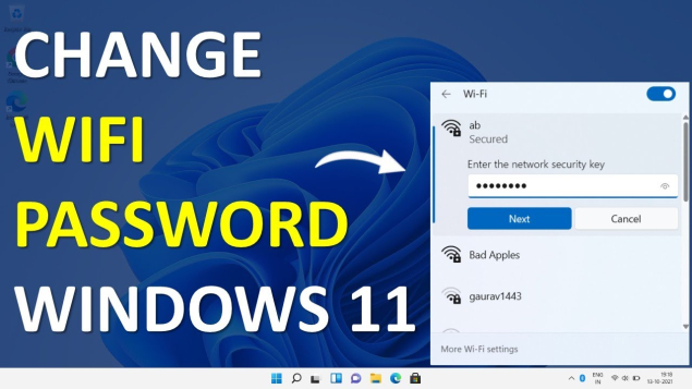 Cách thay đổi mật khẩu wifi bằng máy tính Windows